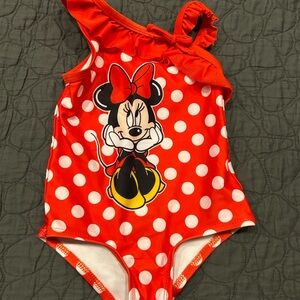 Red Polka Dot Minnie Mouse Swimsuit